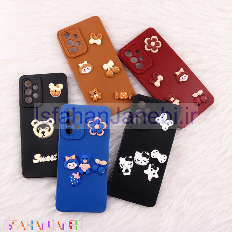 اصفهان جانبی-قاب فانتزی عروسکی Pro Camera محافظ لنزدار Samsung Galaxy A73