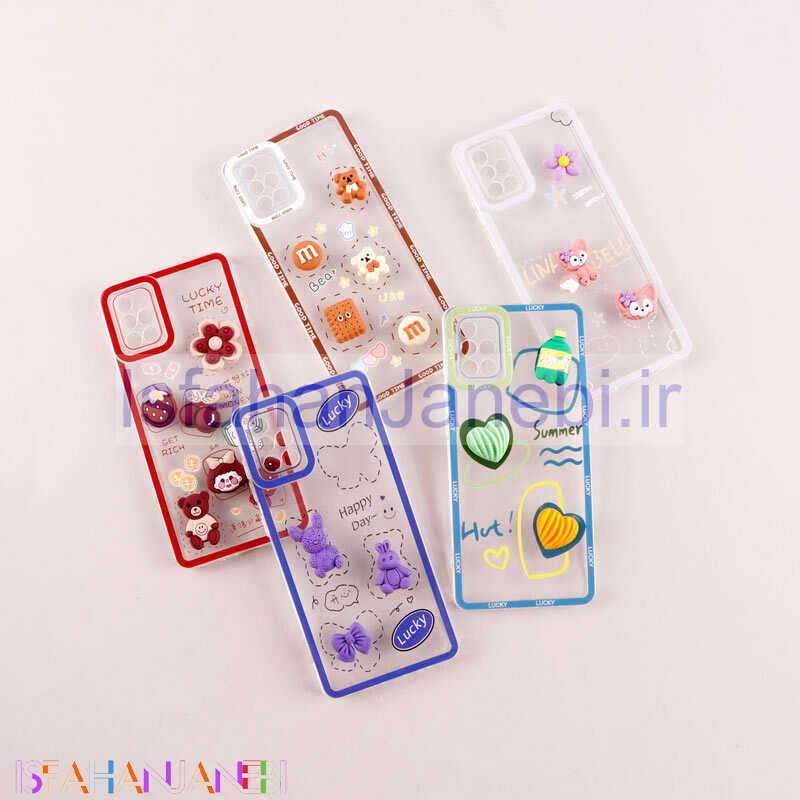 اصفهان جانبی-قاب عروسکی برجسته Highcopy محافظ لنزدار Samsung Galaxy A71