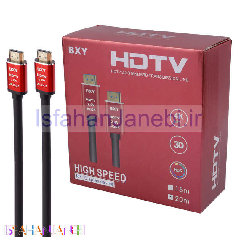 اصفهان جانبی-کابل BXY HDMI V2.0 4K 20m