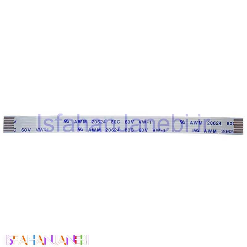 اصفهان جانبی-کابل فلت رشته ای Ribbon 1x6xAx10_6Pin