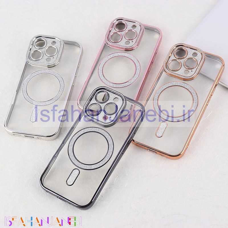 اصفهان جانبی-قاب اکلیلی مگ سیف آیفون iPhone 16 Pro محافظ لنزدار