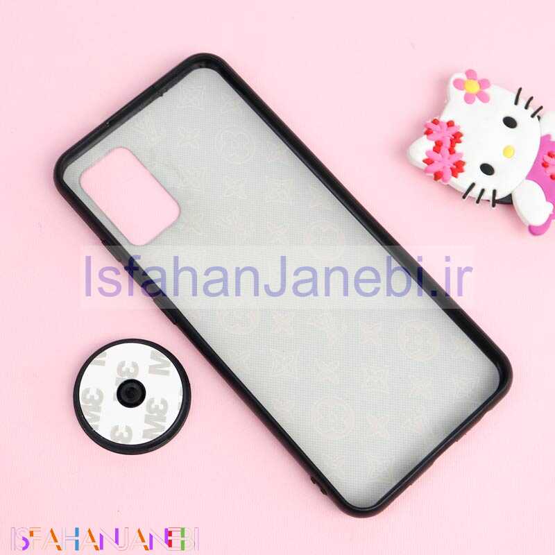 اصفهان جانبی-قاب فانتزی برجسته + پاپ سوکت طرح LV سامسونگ A02s سری D