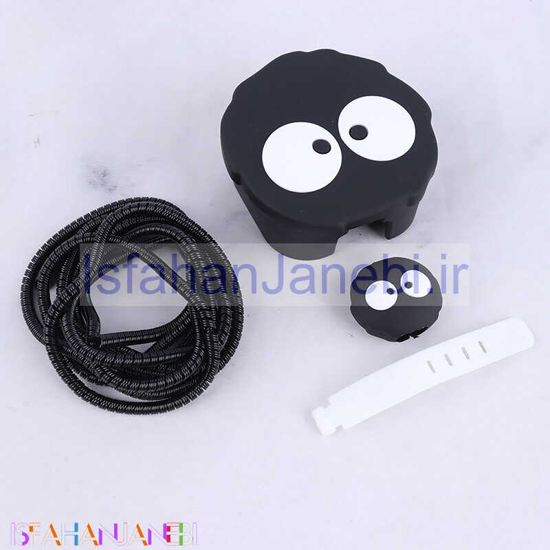 اصفهان جانبی-ست محافظ کابل و کلگی شارژر سیلیکونی آیفون طرح میکروب