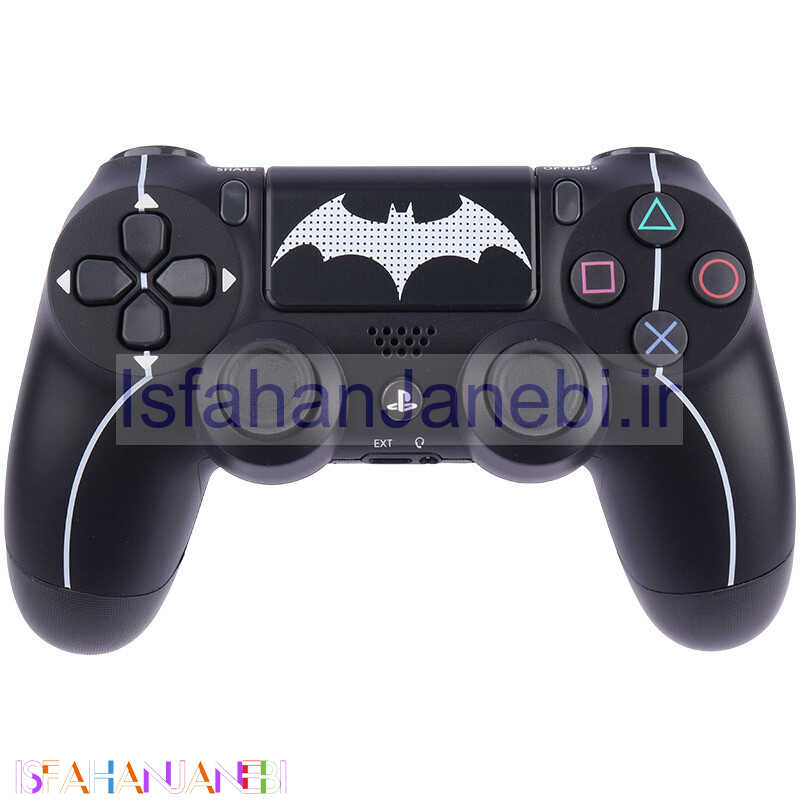 اصفهان جانبی-دسته بازی بی سیم SONY PlayStation 4 DualShock 4 High Copy طرح بتمن مشکی سفید