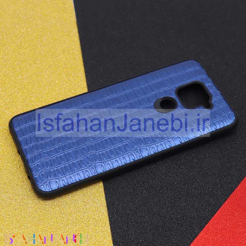 اصفهان جانبی-قاب چرمی پوست ماری Xiaomi Redmi Note 9