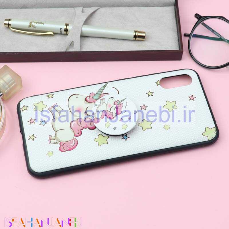 اصفهان جانبی-قاب فانتزی برجسته + پاپ سوکت کد7 شیائومی Redmi 9A