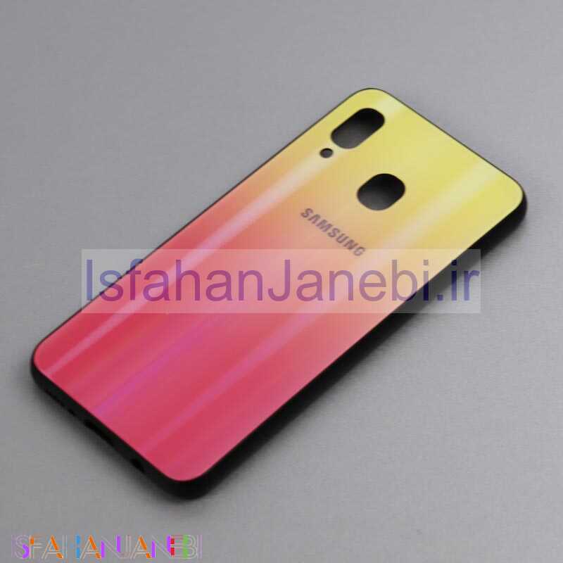 اصفهان جانبی-قاب لیزری پشت گلسی Samsung A20/A30 کد5 سری B