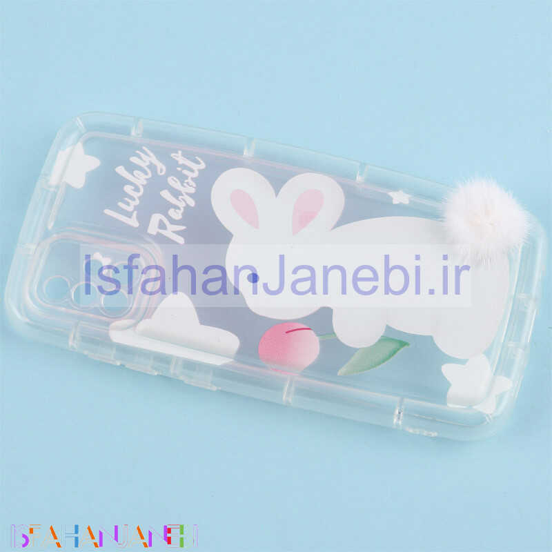 اصفهان جانبی-قاب متال ژله ای Lucky Rabbit محافظ لنزدار Samsung Galaxy A51 4G