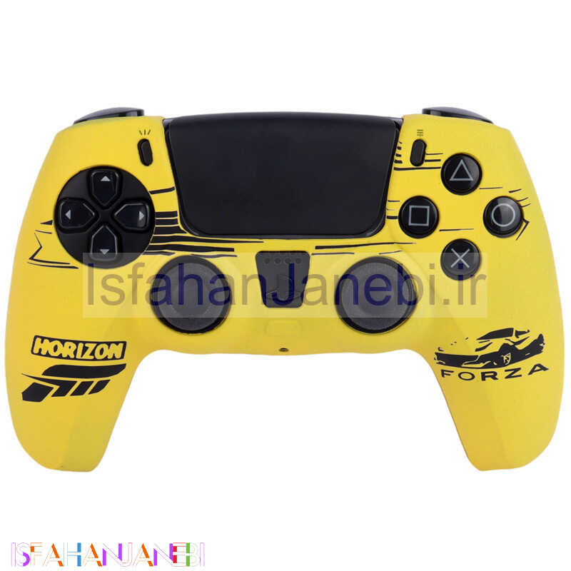اصفهان جانبی-روکش دسته بازی PS5 طرح Forza Horizon زرد مشکی