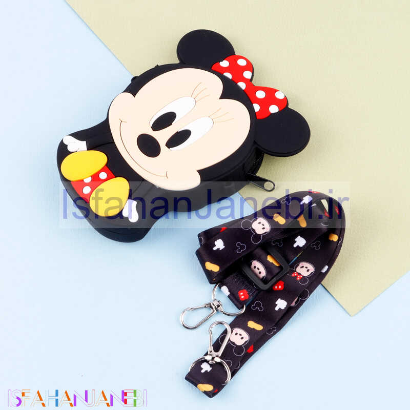 اصفهان جانبی-کیف هندزفری سیلیکونی مینی موس پاپیون