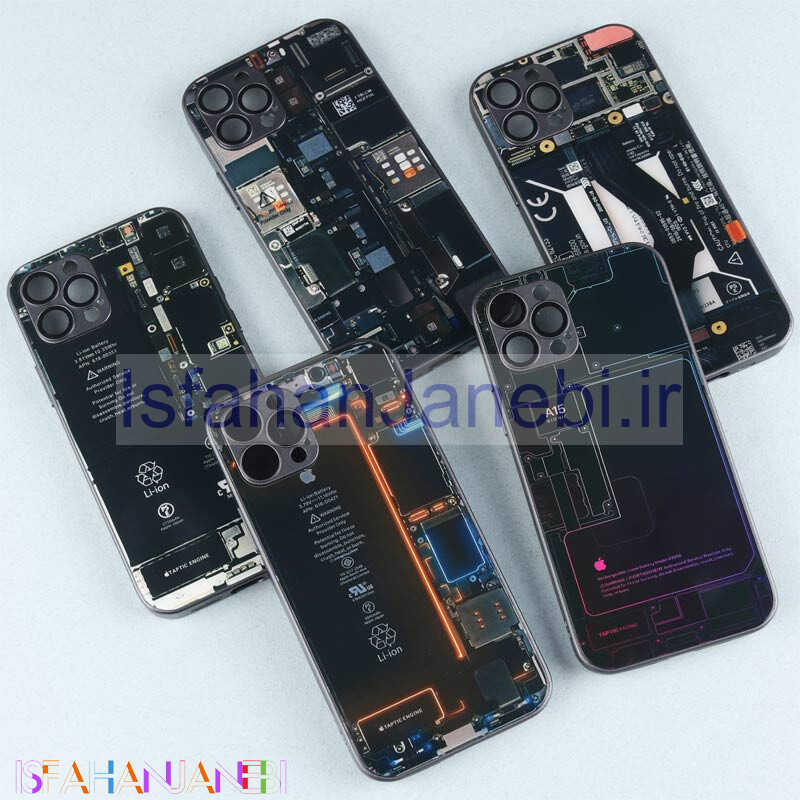 اصفهان جانبی-قاب PC طرح برد محافظ لنزدار iPhone 12 Pro