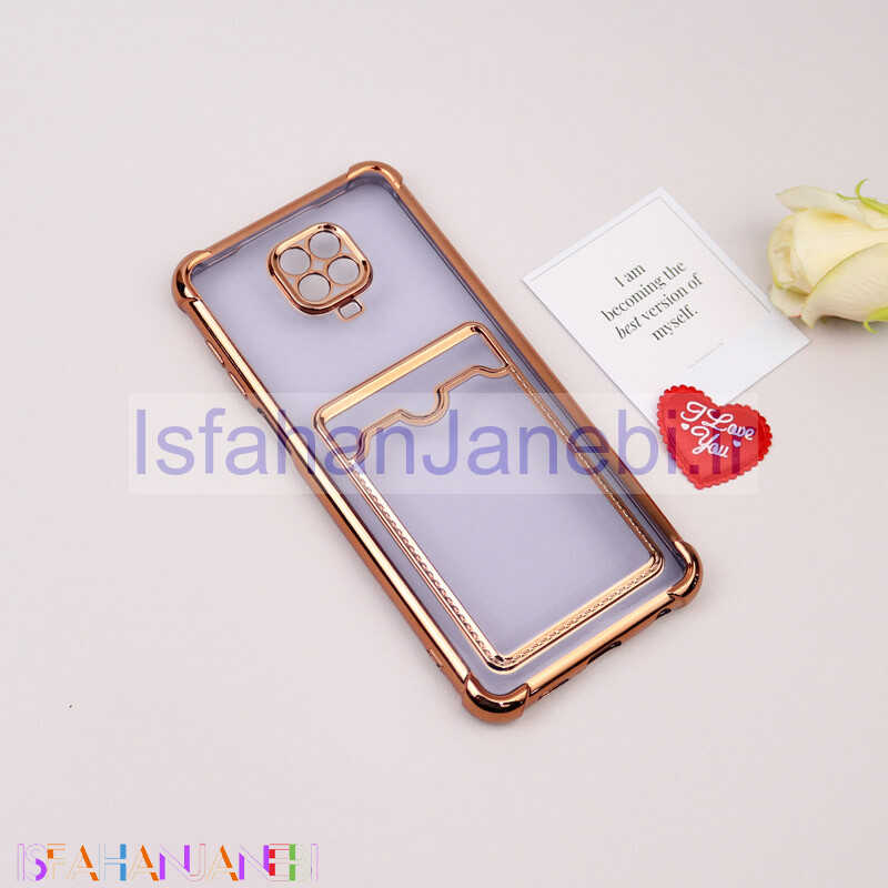 اصفهان جانبی-قاب محافظ لنزدار شفاف جاکارتی دار Xiaomi Redmi Note 9s