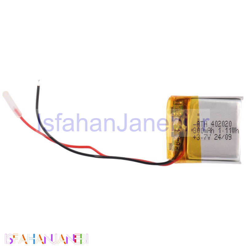 اصفهان جانبی-باتری لیتیوم 300mAh 40*20*20mm 402020