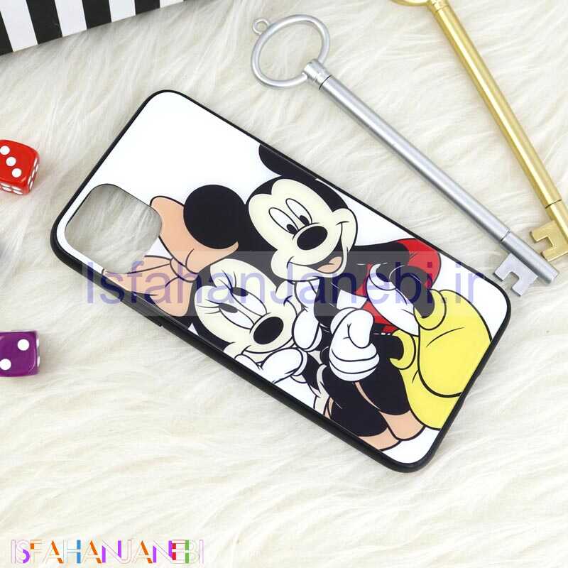 اصفهان جانبی-قاب پشت گلسی طرحدار میکی موس iPhone 11 Pro Max