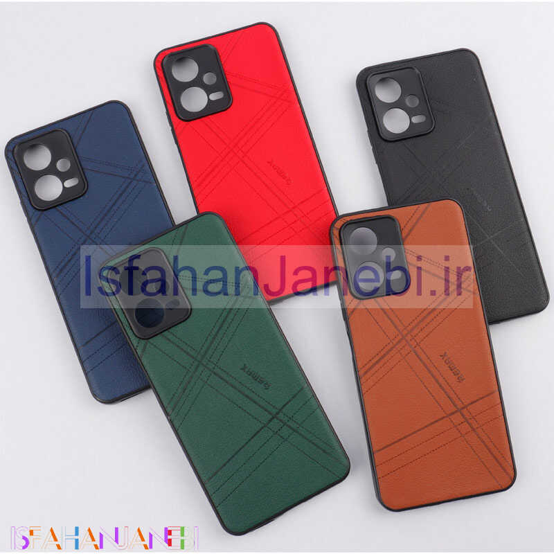 اصفهان جانبی-قاب چرمی Remax شیائومی Redmi Note 12 5G محافظ لنزدار