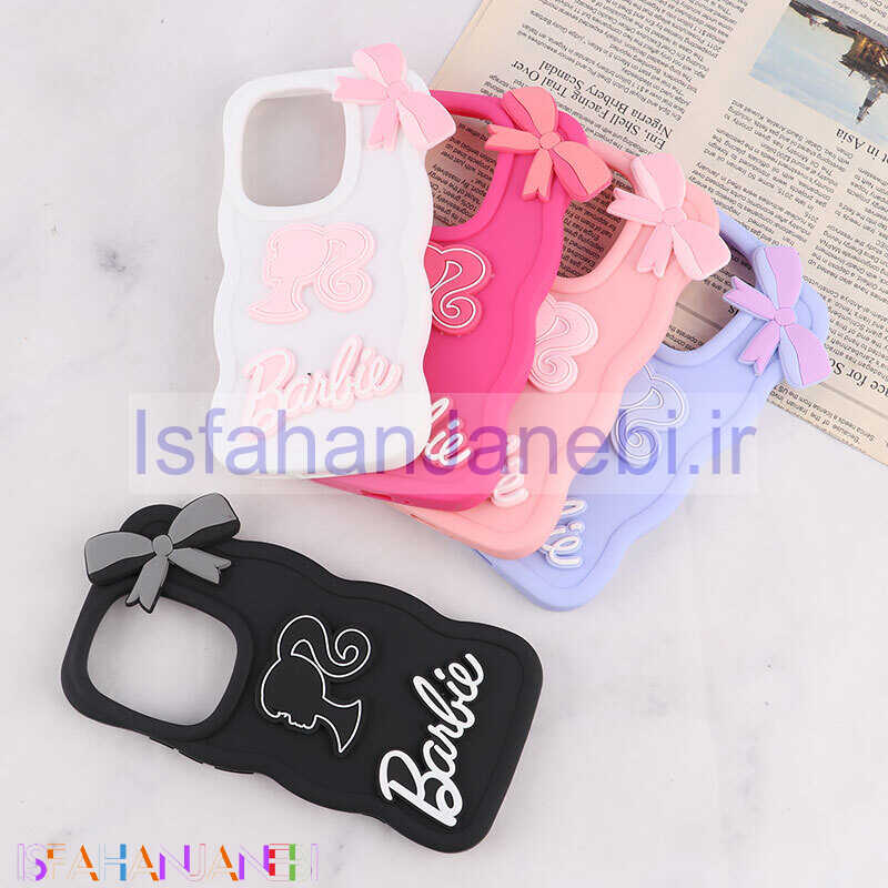 اصفهان جانبی-قاب موج دار شیائومی Poco M6 Pro 4G طرح Barbie برجسته