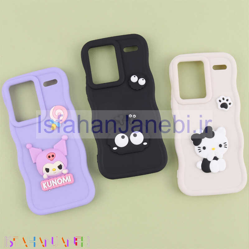 اصفهان جانبی-قاب موج دار شیائومی Redmi Note 13 Pro Plus عروسک برجسته