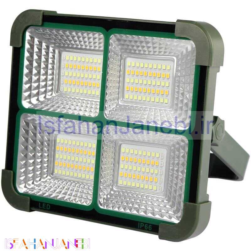 اصفهان جانبی-پروژکتور سیار شارژی و پاور بانک خورشیدی Solar LED Light D08