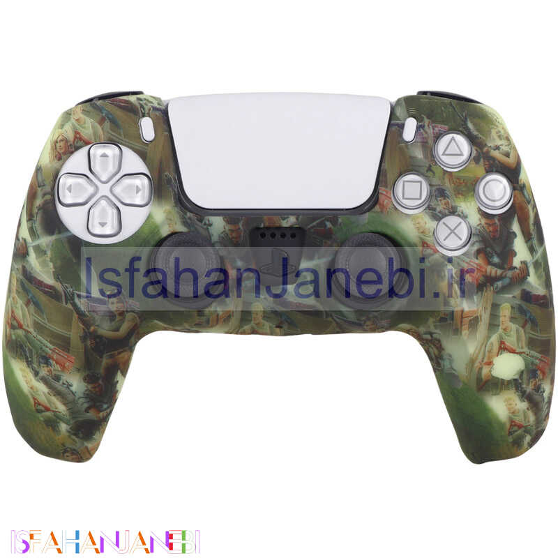 اصفهان جانبی-روکش دسته بازی PS5 طرح Fortnite سبز