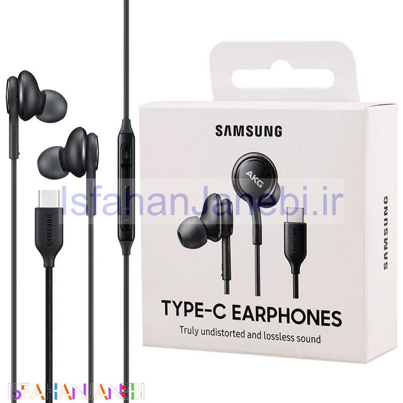 اصفهان جانبی-هندزفری اورجینال Samsung AKG EO-IC100BBEGWW Type-C
