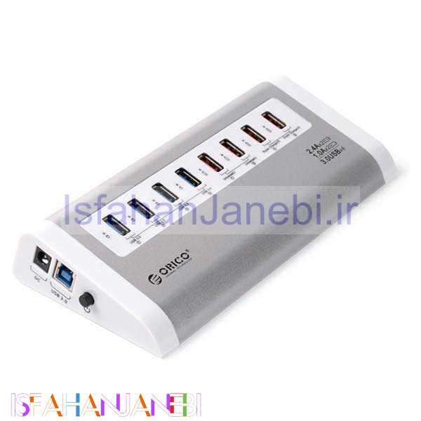 اصفهان جانبی-هاب اوریکو Orico UH4C4 USB3.0 4Port + شارژر