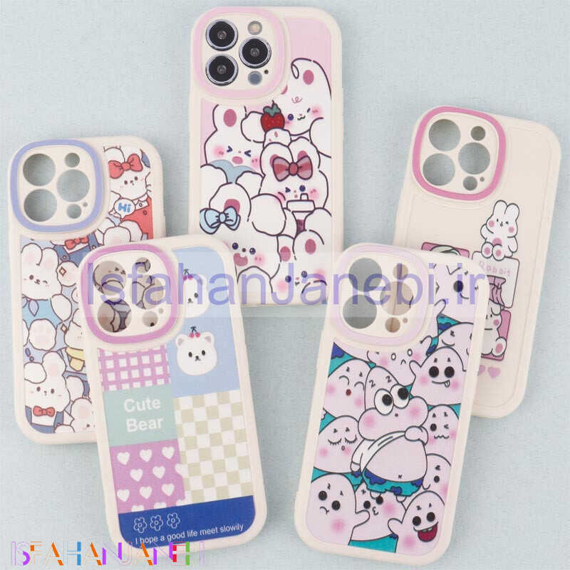 اصفهان جانبی-قاب طرح کارتونی محافظ لنزدار iPhone 13 Pro