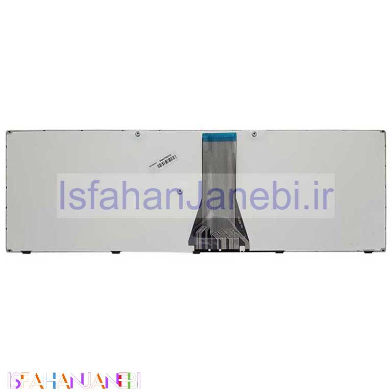 اصفهان جانبی-کیبورد Lenovo IdeaPad G50-70 بدون بک لایت با فریم نقره ای - مشکی