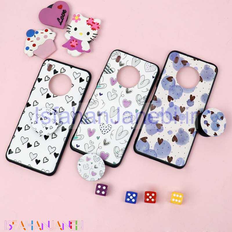 اصفهان جانبی-قاب فانتزی برجسته + پاپ سوکت طرح قلب هواوی Y9a سری D