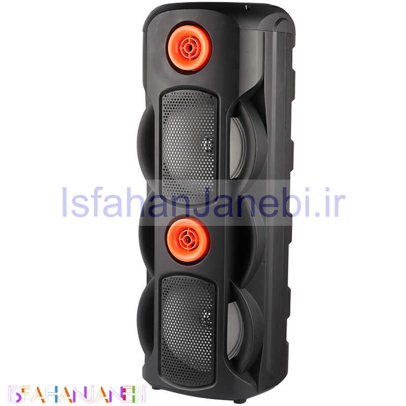 اصفهان جانبی-اسپیکر چمدانی بلوتوثی رم و فلش خور Sing-E ZQS8225 + میکروفون و ریموت کنترل
