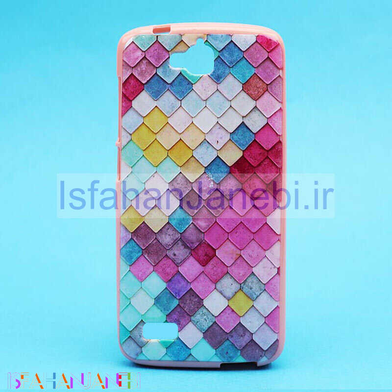 اصفهان جانبی-قاب فانتزی برجسته صورتی طرح مختلف هواوی Honor 3C
