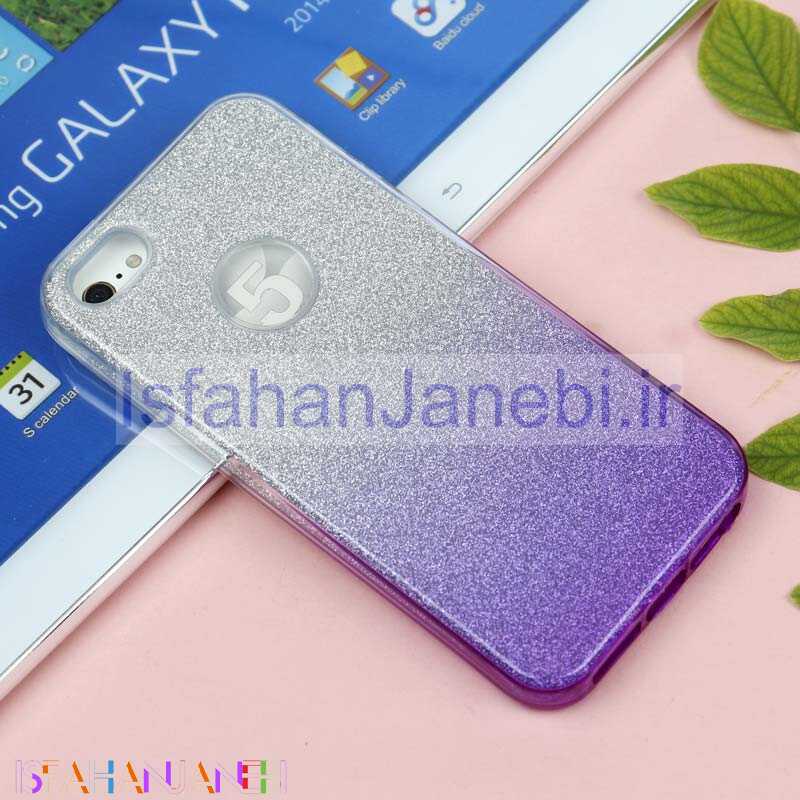 اصفهان جانبی-قاب اکلیلی iPhone 5/5s سفید بنفش