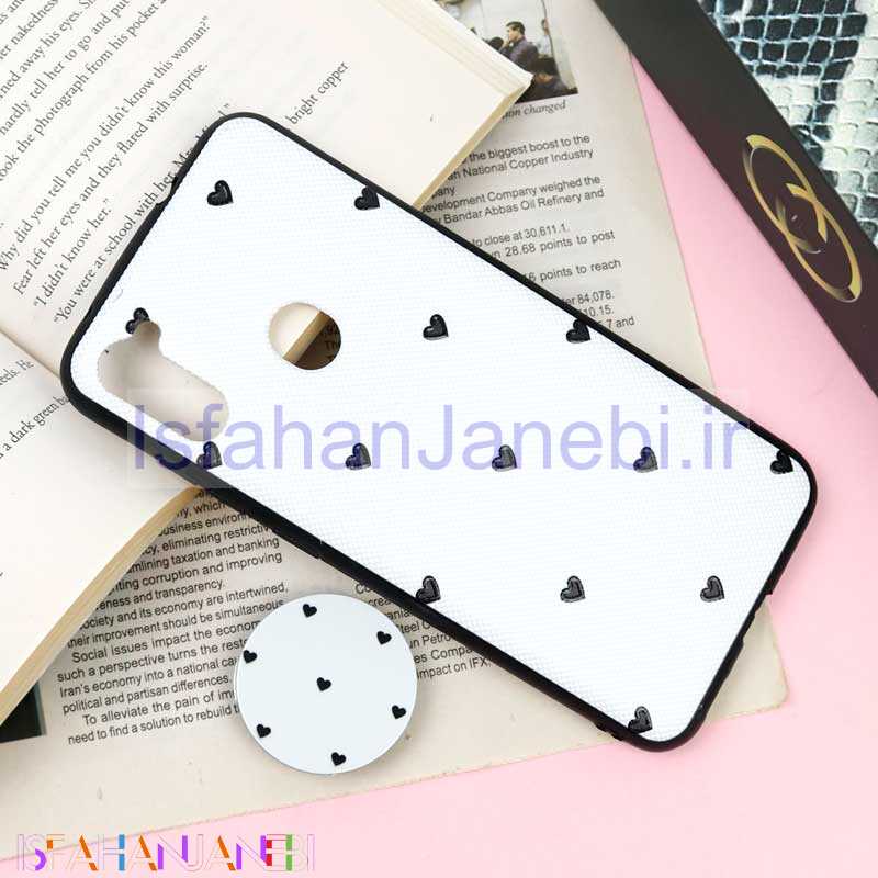 اصفهان جانبی-قاب فانتزی برجسته + پاپ سوکت طرح قلب سامسونگ A11 سری F