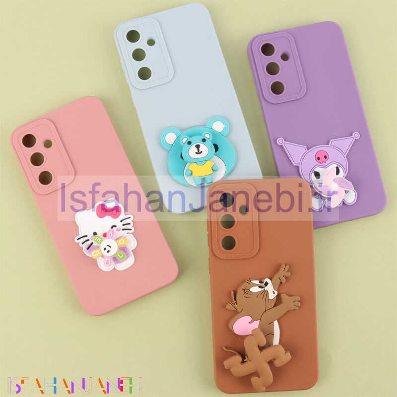 اصفهان جانبی-قاب سیلیکونی اسپینردار محافظ لنزدار سامسونگ Galaxy S23 FE 5G