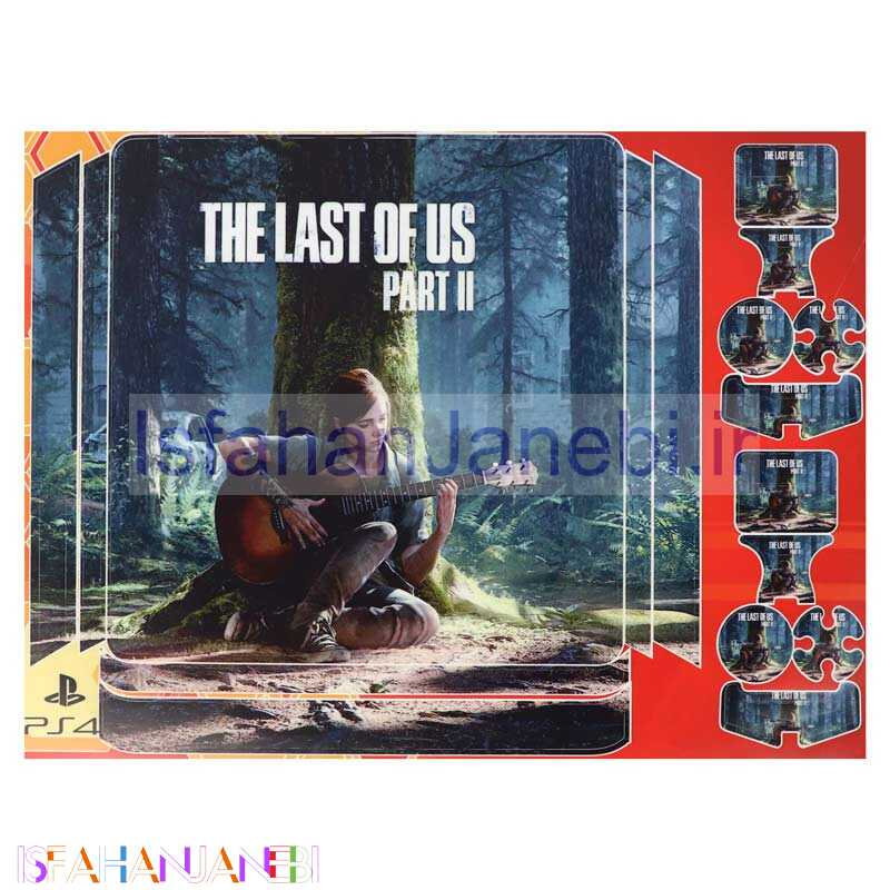 اصفهان جانبی-اسکین پلی استیشن 4 اسلیم طرح the last of us part 2 کد 4