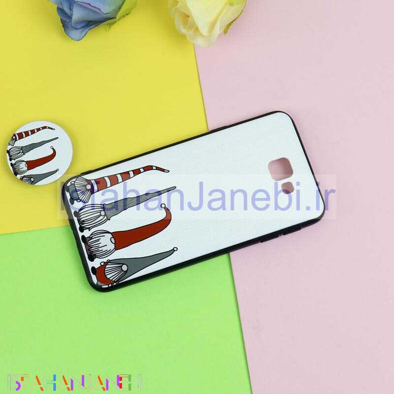 اصفهان جانبی-قاب فانتزی برجسته + پاپ سوکت طرح کوتوله سامسونگ J5 Prime سری D