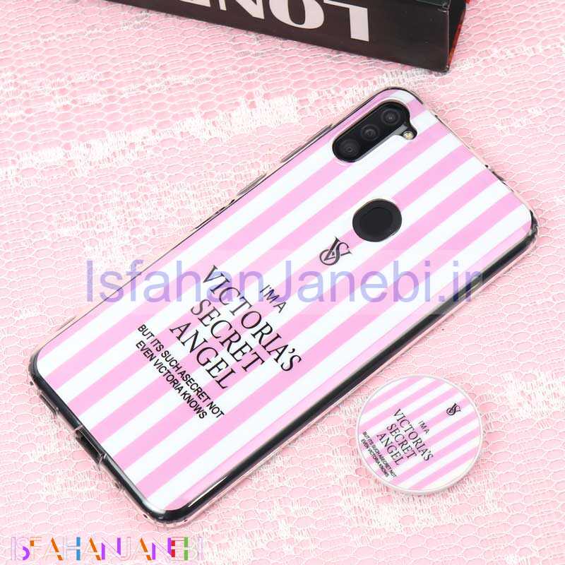 اصفهان جانبی-قاب سوپر IMD دور شفاف پاپ سوکت دار Samsung A11 ویکتوریا