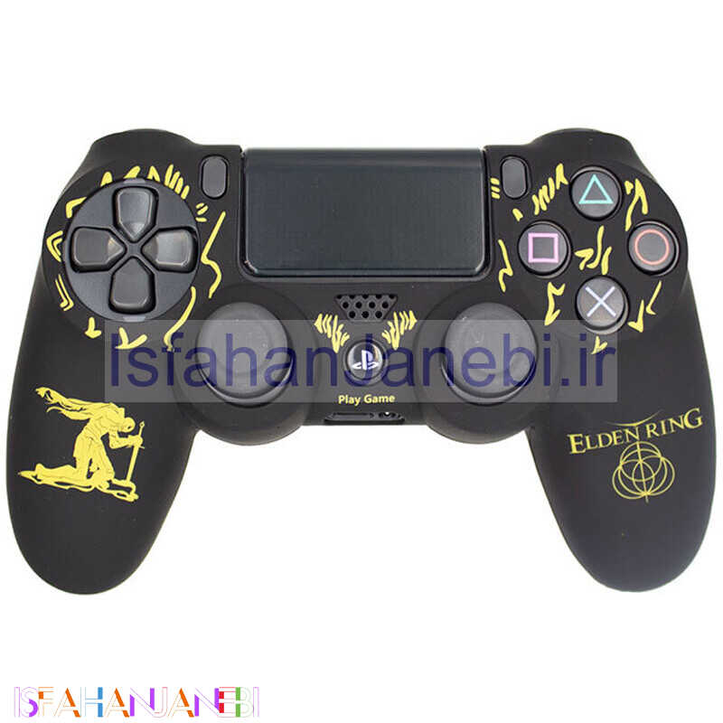 اصفهان جانبی-روکش دسته بازی PS4 طرح الدن رینگ مشکی زرد