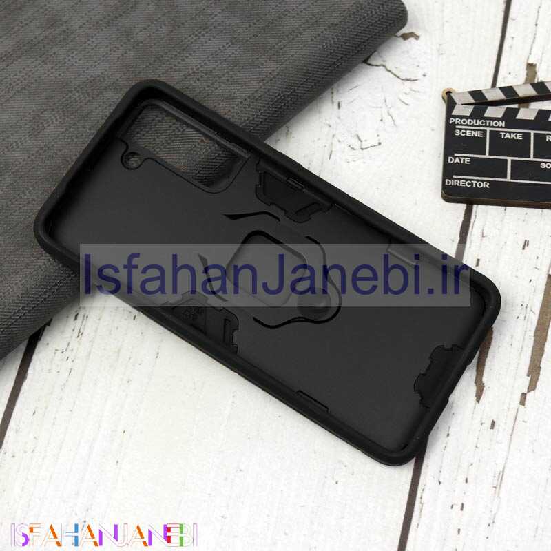 اصفهان جانبی-قاب ضد ضربه هولدر دار Keysion سامسونگ S21 مشکی