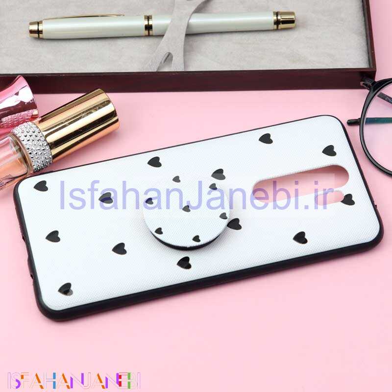 اصفهان جانبی-قاب فانتزی برجسته + پاپ سوکت کد1 شیائومی Redmi Note 8 Pro