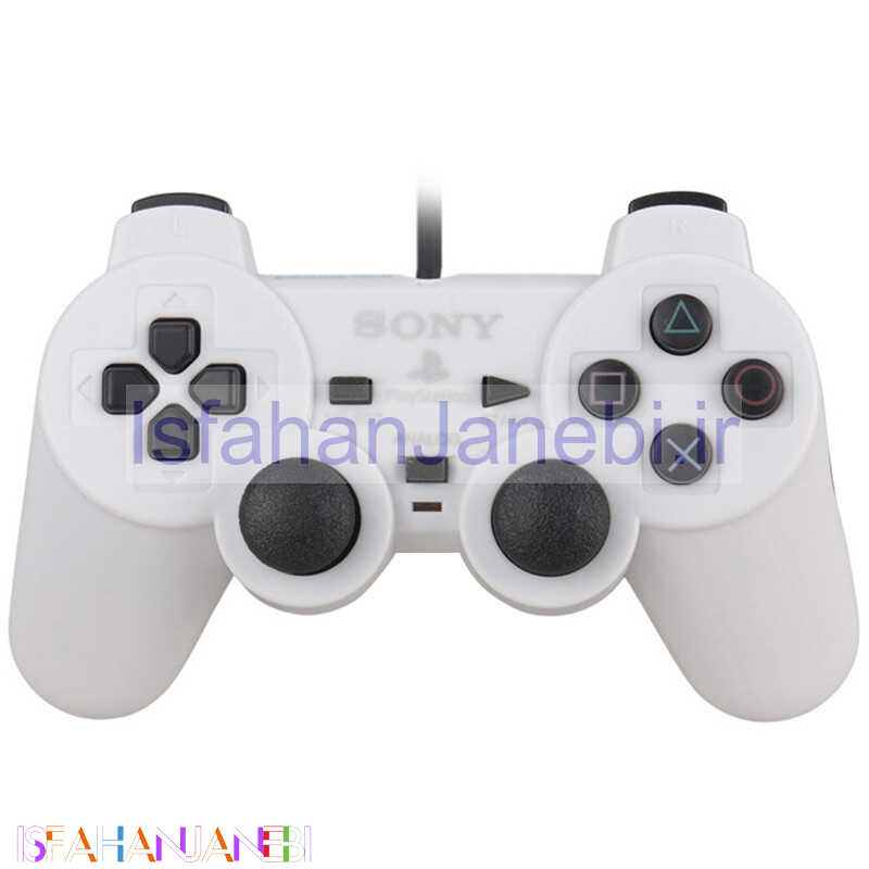 اصفهان جانبی-دسته بازی تک شوکدار Sony PS2 قیری سفید