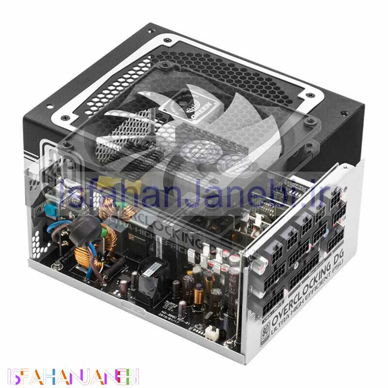 اصفهان جانبی-پاور ماژولار گرین Green GP1050B-OCDG Platinum 1050W