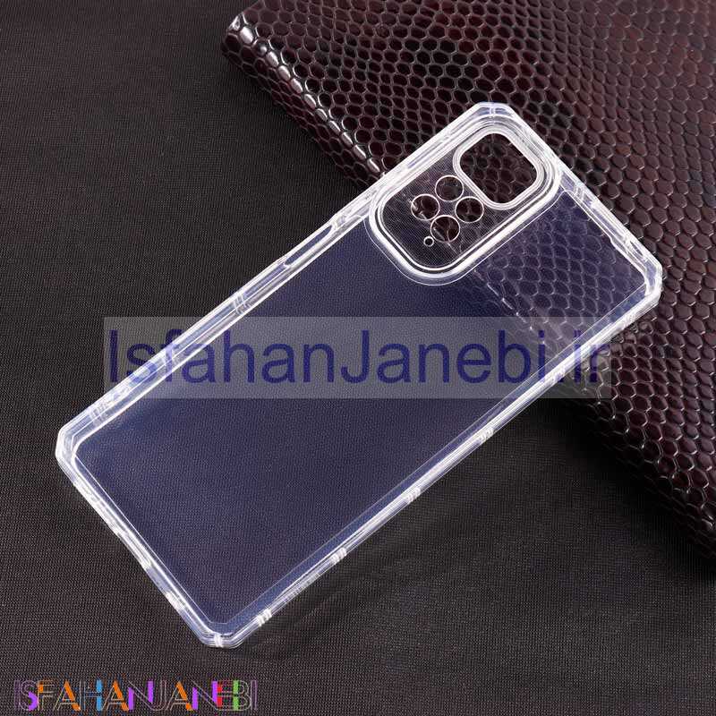 اصفهان جانبی-قاب ژله ای بی رنگ محافظ لنزدار Xiaomi Redmi Note 11 / 11s