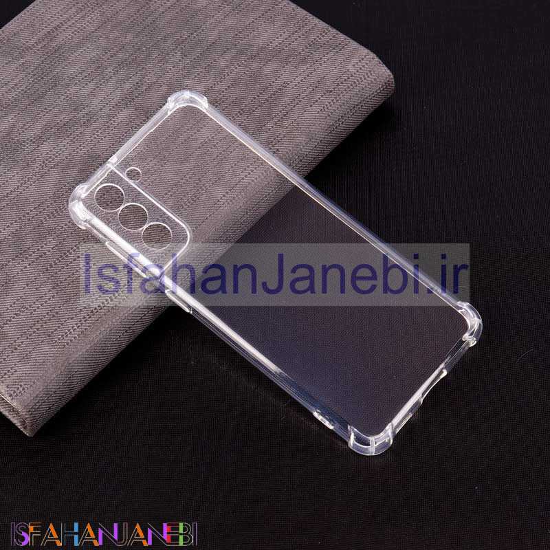 اصفهان جانبی-قاب ژله ای ضربه گیر بی رنگ محافظ لنزدار Samsung Galaxy S21 Plus
