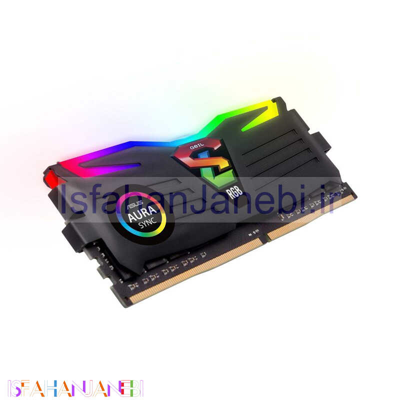 اصفهان جانبی-رم کامپیوتر Geil SUPER LUCE RGB DDR4 16GB 2400MHz CL16 Single