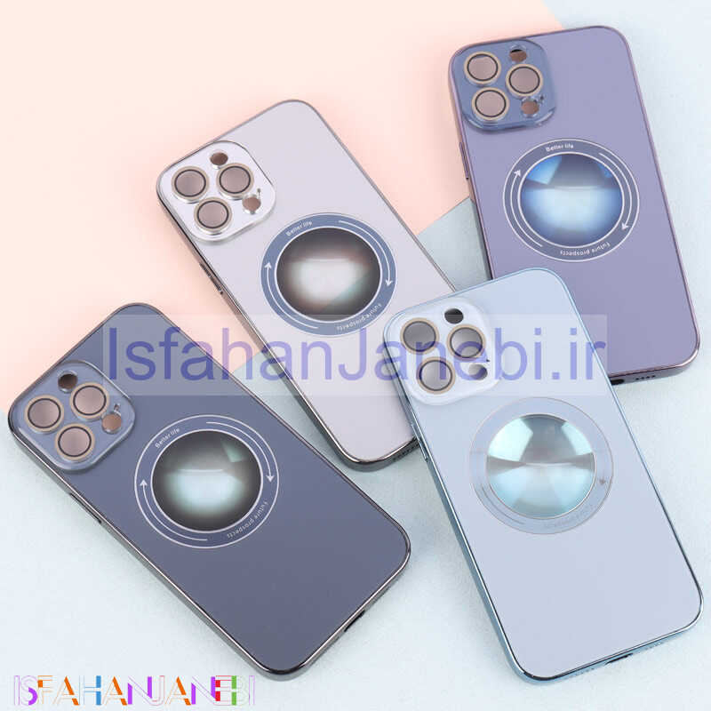 اصفهان جانبی-قاب اورجینال MagSafe PVD محافظ لنزدار iPhone 13 Pro Max