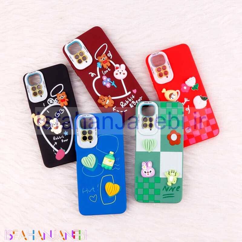 اصفهان جانبی-قاب عروسکی برجسته Pro Camera محافظ لنزدار Xiaomi Redmi Note 11 / 11s