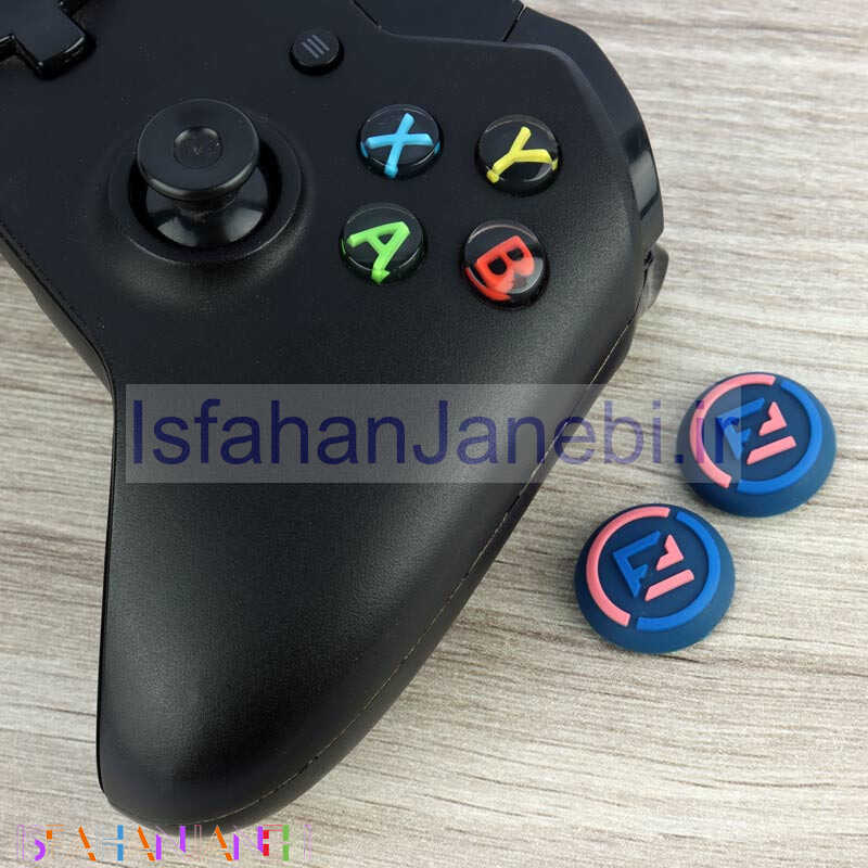 اصفهان جانبی-روکش آنالوگ دسته بازی Play Station/XBOX طرح E Football سرمه ای