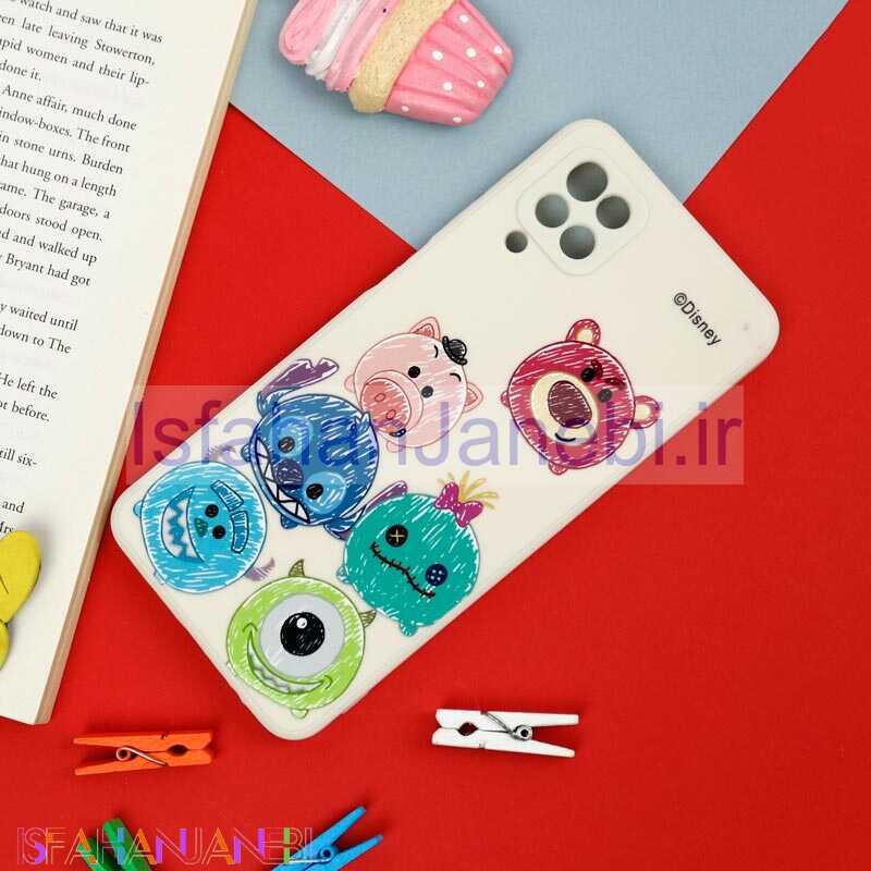 اصفهان جانبی-قاب سیلیکونی سفید محافظ لنزدار طرح دیزنی پسرانه سامسونگ A12