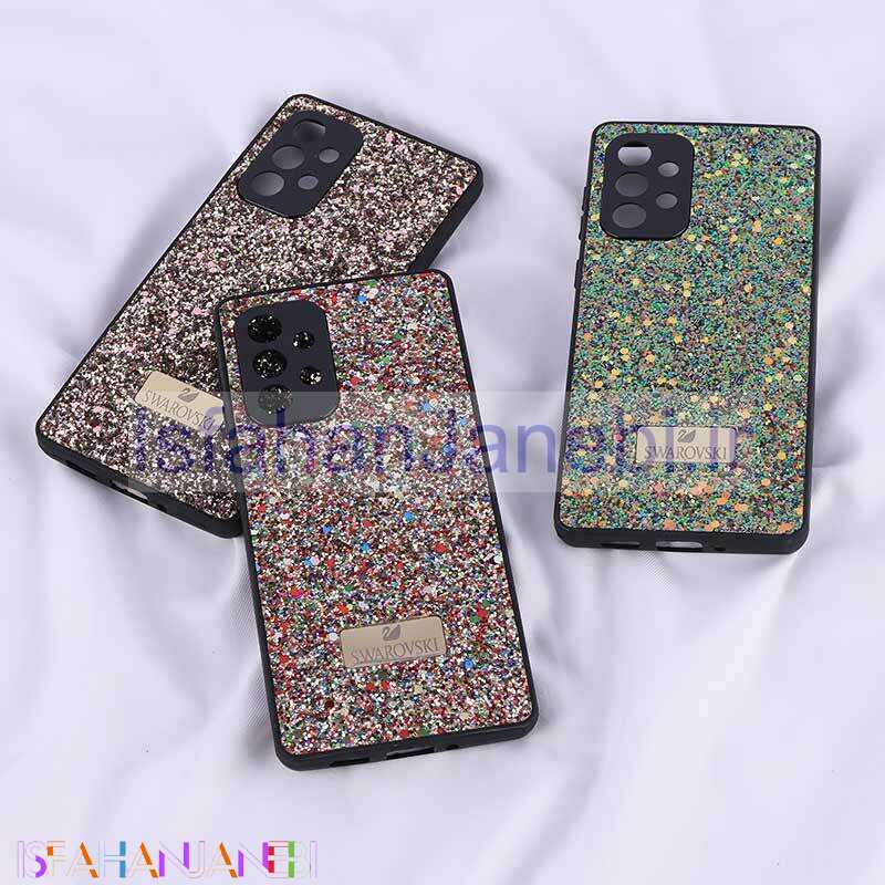 اصفهان جانبی-قاب شاینی Swarovski سامسونگ Galaxy A33 5G محافظ لنزدار