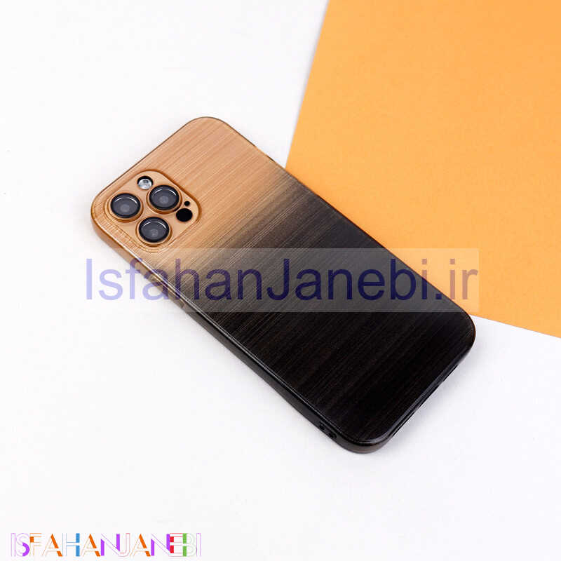 اصفهان جانبی-قاب PC براق محافظ لنزدار دو رنگ iPhone 12 Pro Max